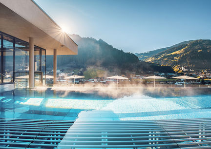 Das Edelweiss Salzburg Mountain Resort Hotel Großarl Infinity Pool